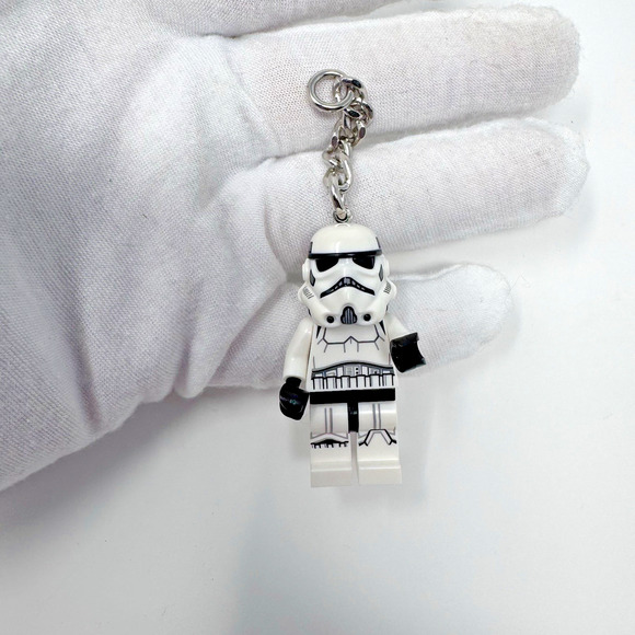 Storm Trooper LEGO Minifigure Keychain Star Wars - No Key Ring EUC - Picture 1 of 6